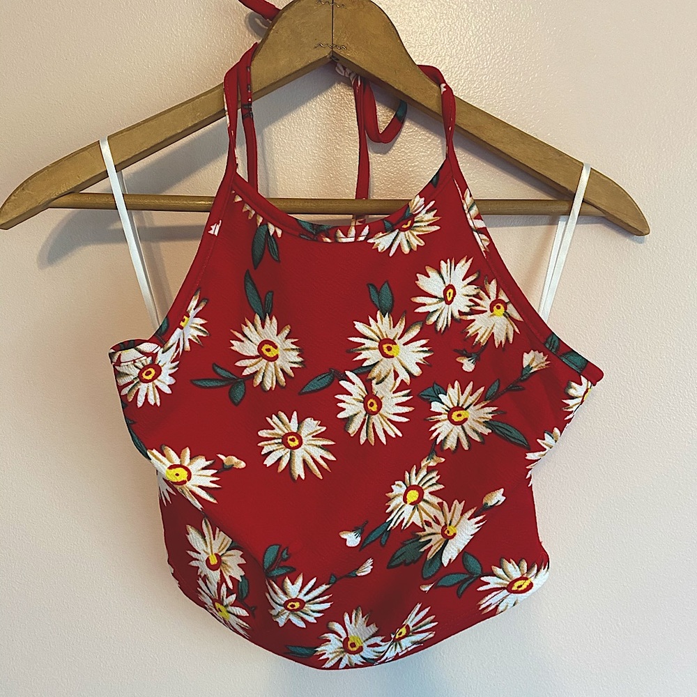 halter crop top